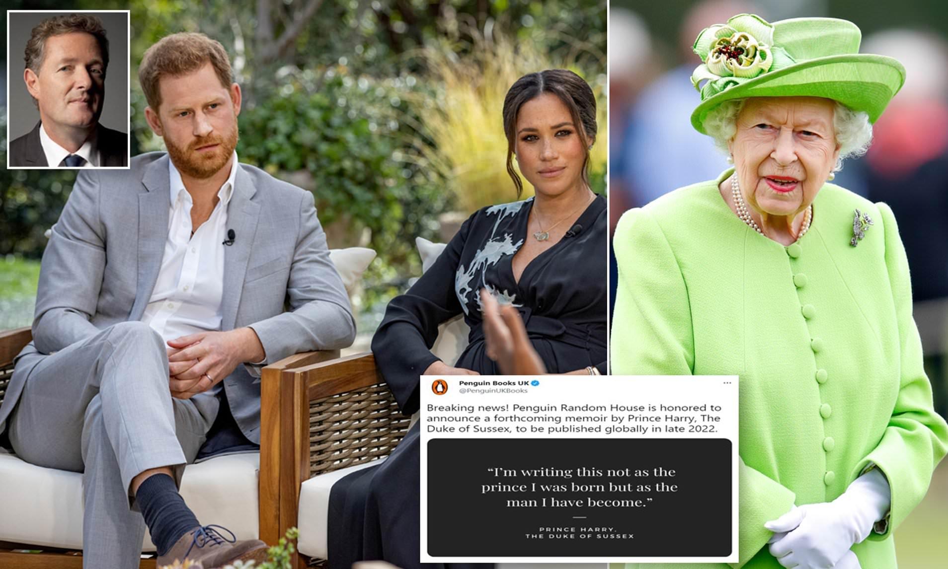 PIERS MORGAN: Prince Harry's tell-all memoirs are a betrayal too ...