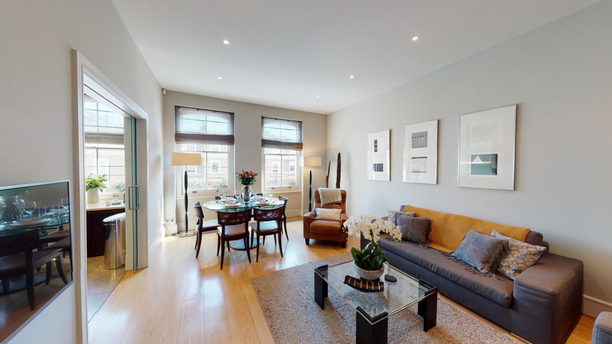 Deluxe One-Bedroom Apartment with Garden View