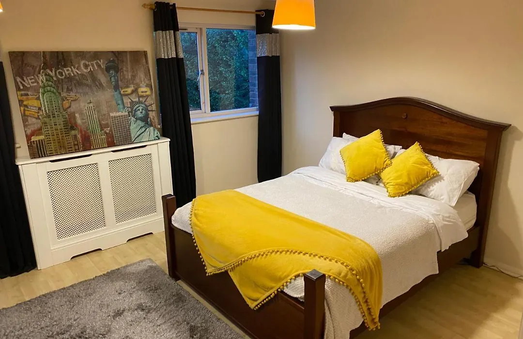 Cheerful Kingsize Room For Single Use-1
