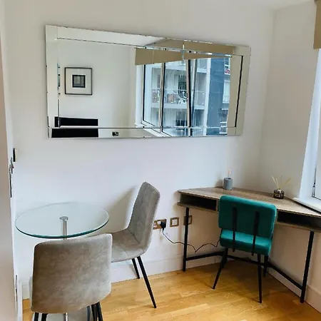 Studio Apartment Canary Wharf, London-2