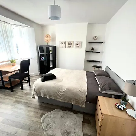 Modern Double Room With Fire Tv-3